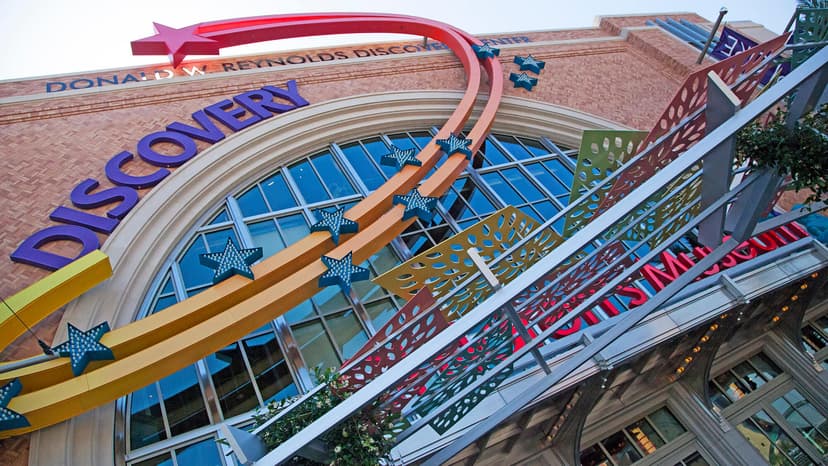 Discovery Children's Museum in Las Vegas — A 58,000-sq-ft interactive science and play museum next to the Smith Center Downtown — three floors aimed at kids 12 and under
