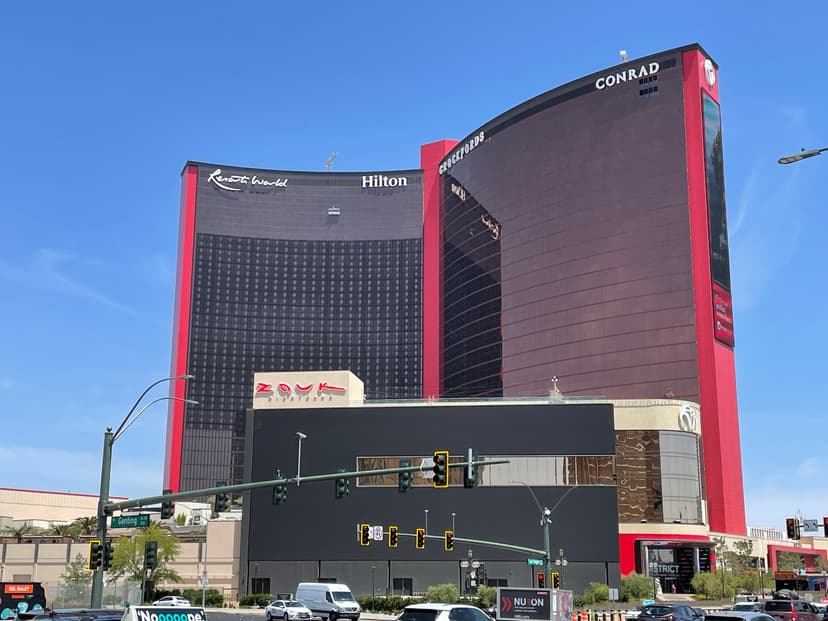 Resorts World Las Vegas in Las Vegas — The 100,000-sq-ft cashless casino at Resorts World — the first ground-up Strip casino built in a decade when it opened in 2021