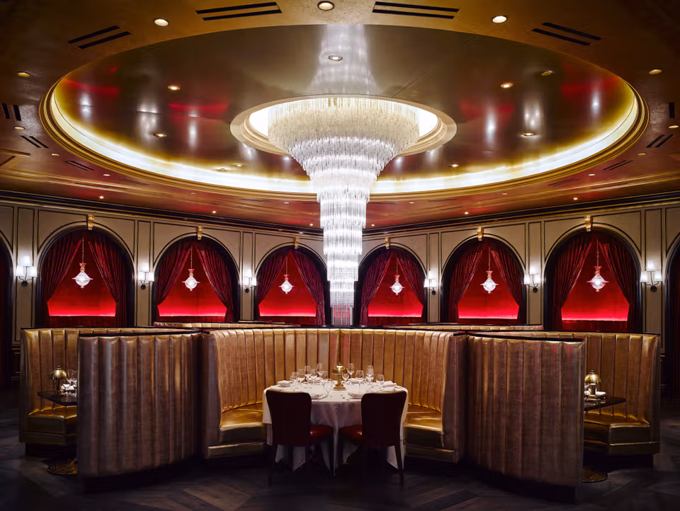 Carbone in Las Vegas — Major Food Group's red-sauce Italian at Aria — veal parmesan, spicy rigatoni vodka, and a tableside Caesar salad