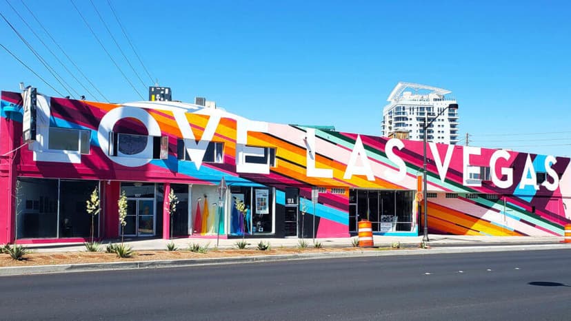 Arts District (18b) in Las Vegas — An 18-block warehouse zone south of Downtown, now home to galleries, antique shops, craft-cocktail bars, and First Friday