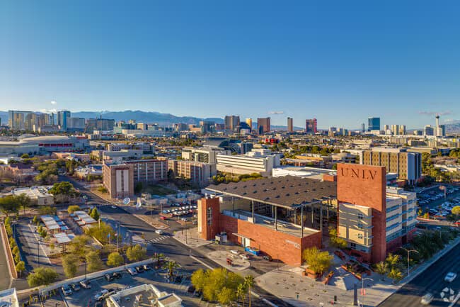 University District (UNLV) in Las Vegas — The area around UNLV and the Thomas & Mack Center — walkable, younger, and home to the Harry Reid airport tunnel