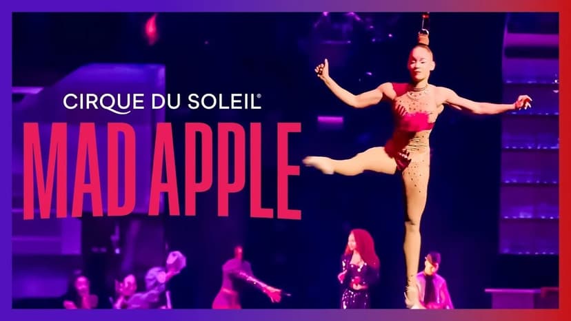 Mad Apple by Cirque du Soleil in Las Vegas — Cirque's 2022 Manhattan-themed residency at New York-New York — stand-up comedy, street performers, and acrobatics in one 85-minute show